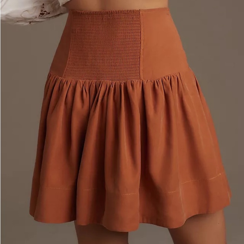 Anthropologie Maeve Drop-Waist Mini Skirt - Picture 9 of 12